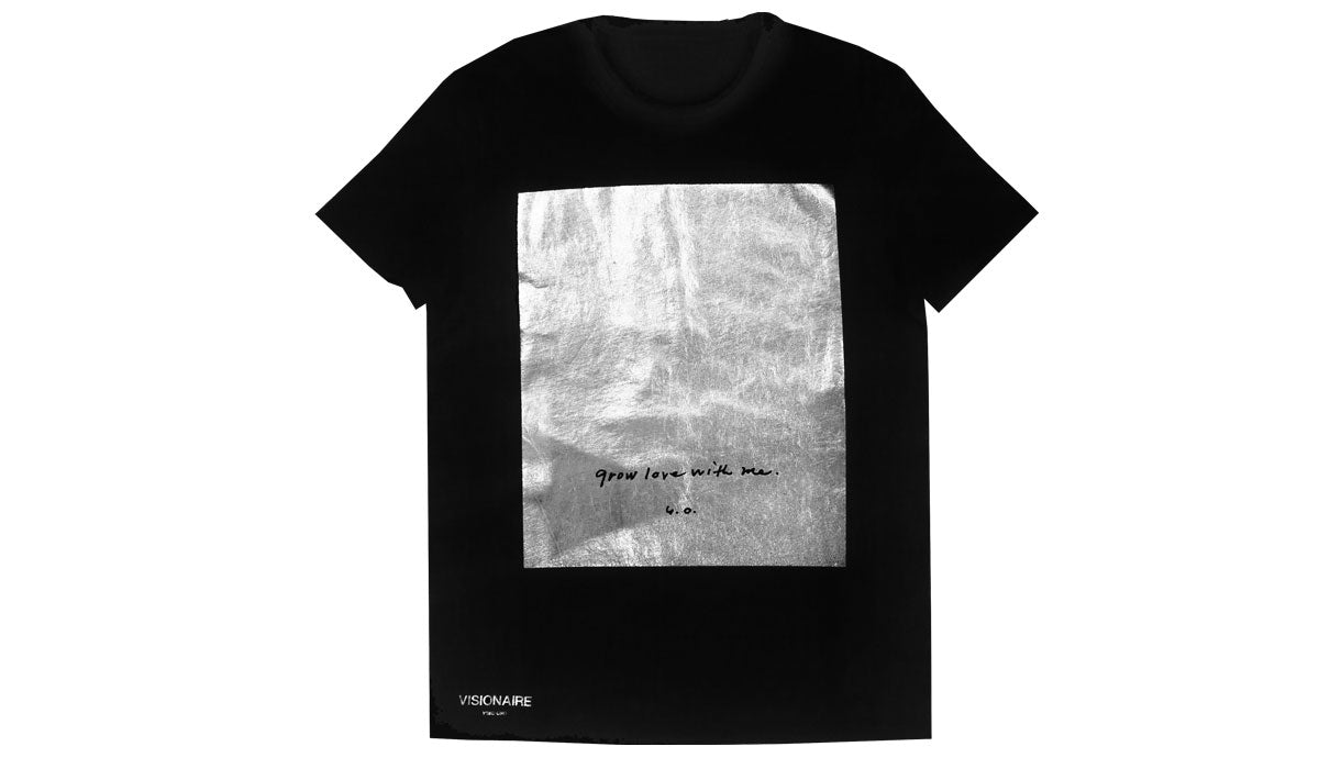 VISIONAIRE X GAP T-SHIRT - YOKO ONO SILVER