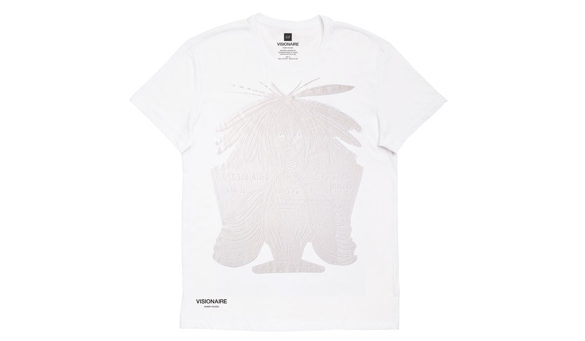 VISIONAIRE X GAP T-SHIRT <br> RUBEN TOLEDO